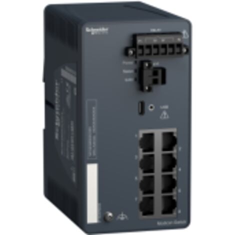 Modicon Switch administré 8 ports cuivre SCHNEIDER MCSESM083F23F0
