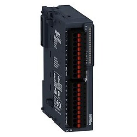 Modicon TM3, module 16 entrées 24VCC, à ressort - TM3DI16G