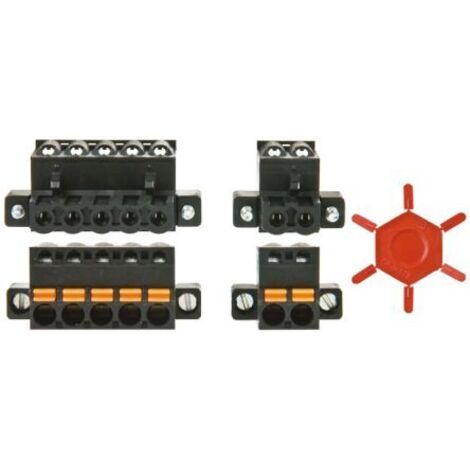 Modicon X80 - borniers débrochables - à ressort - pour module d'alim. - lot de 2