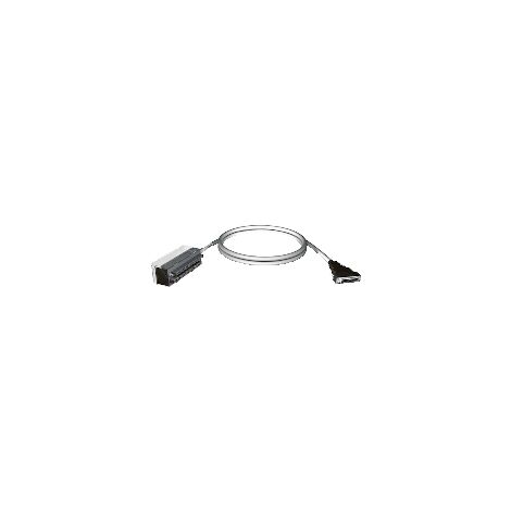 Modicon X80 - cordon - connecteur 28 contacts - connecteur SUB-D25 - 1,5m - BMXFTA150