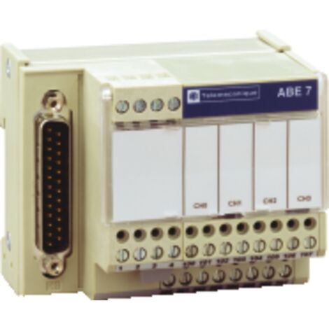 Modicon X80 - embase de raccordement TELEFAST - 4 voies analogiques - ABE7CPA410
