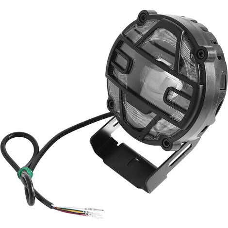 Modification du klaxon et du phare des motos et véhicules électriques, feux de véhicule externes 36V/48V, accessoires d'éclairage de sécurité pour la conduite de nuit.
