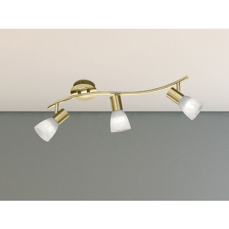 Modischer 18W LED Spot Strahler Küche Messing matt Licht Lampe TRIO 871010308