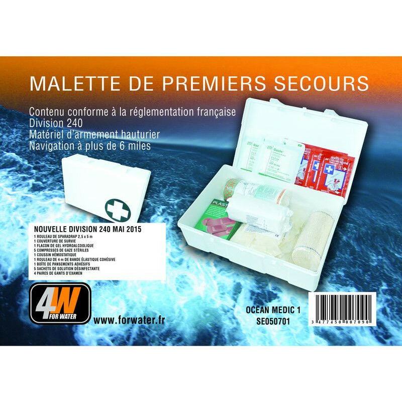 Trousse de secours OCEAN semi-hauturière 4WATER - 4WATER -