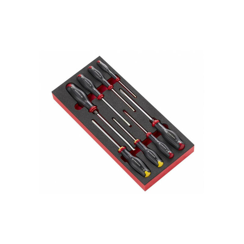 Facom - Module mousse 8 tournevis Protwist - MODM.AT1PB - Ce produit de marque est neuf.