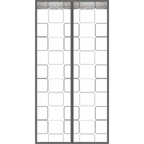 MODOU - Aislamiento Térmico Aislamiento De Puerta Con Mosquitera Magnética Mosquitera De Puerta Magnética Para Dormitorio Cortina Opaca A Prueba De Viento Aislamiento Acústico A Prueba De Agua 85X195C