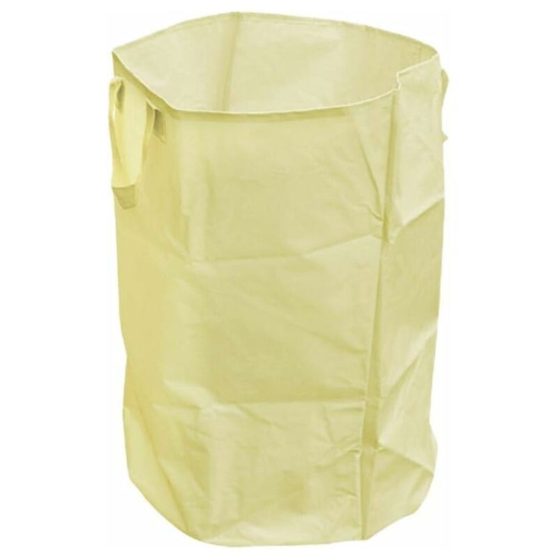 Modou - Garden Trash Bags with Handles, Lightweight and Foldable - Garden Leaf Bags for Lawn, Lawn, Pool - Yellow 1PCS