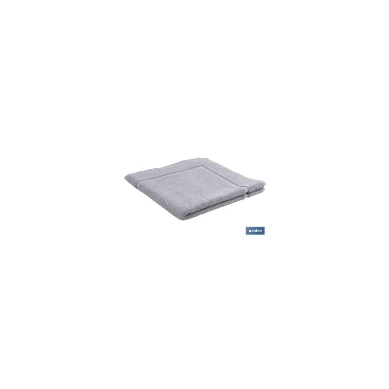 

ALFOMBRA BAÑO GRIS PERLA GR.1000 MODELO PERLAN 60x60cm