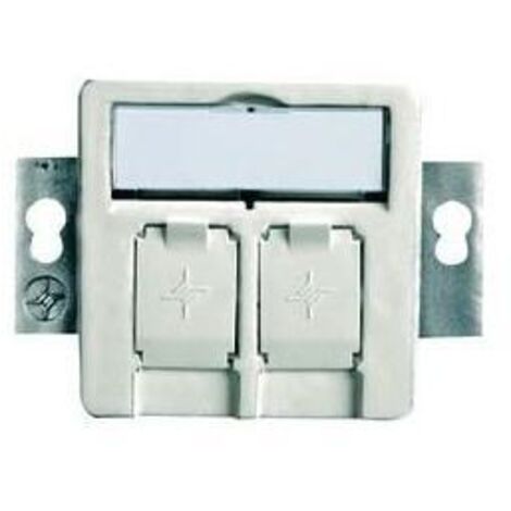 Modul-Aufnahme 50 x 50, 2-fach UP/50 alpinweiß