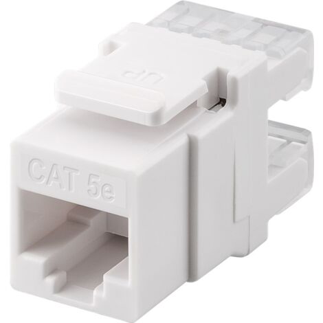 Modul Keystone RJ45 CAT 5e, UTP, 100 MHz, largeur 20 mm, Fiche RJ45 (8P8C).