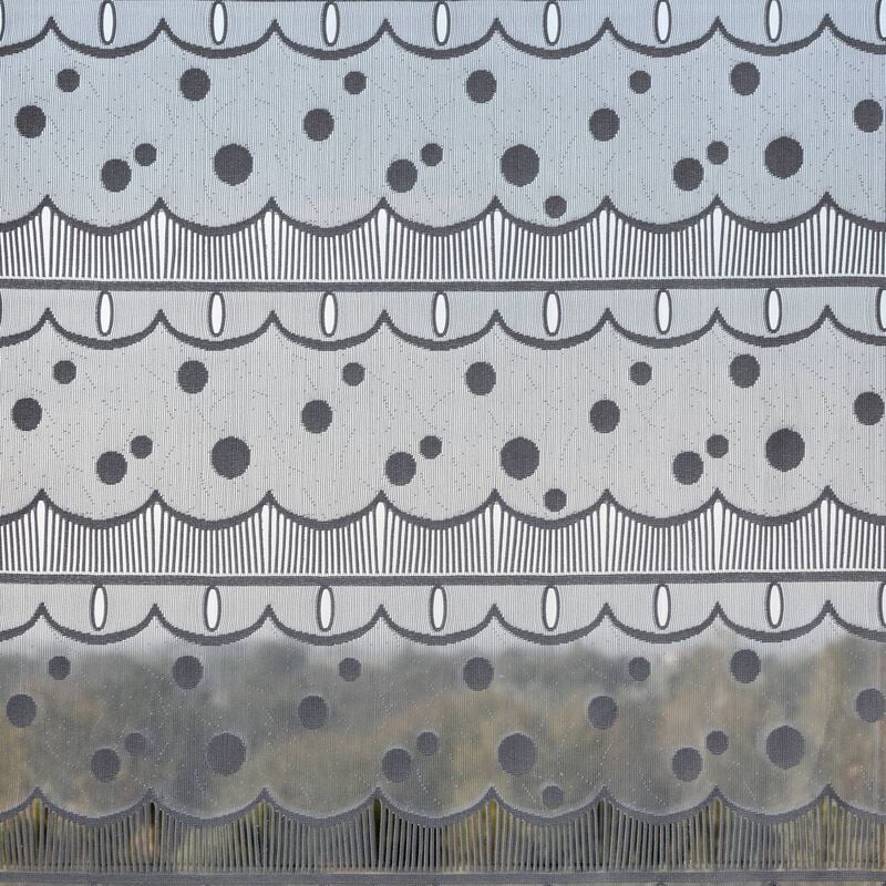 Modulable à pois géométriques Blanc 0.6x2.2 m