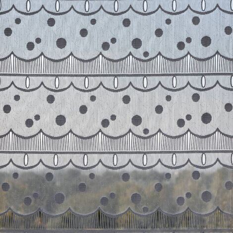 Modulable à pois géométriques Blanc 60x120 cm
