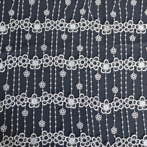 Modulable bucolique en macramé Blanc 45x120 cm