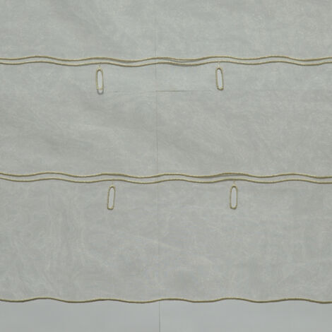 Modulable en étamine unie Crème 58x90 cm