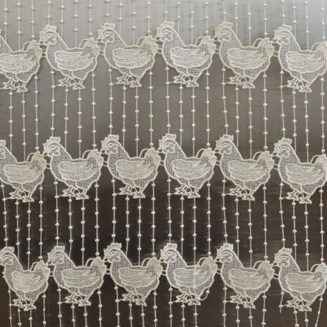 Modulable en macramé Ecru 45x90 cm
