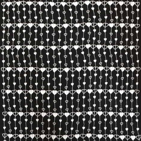 Modulable en macramé petits coeurs Blanc 60x90 cm