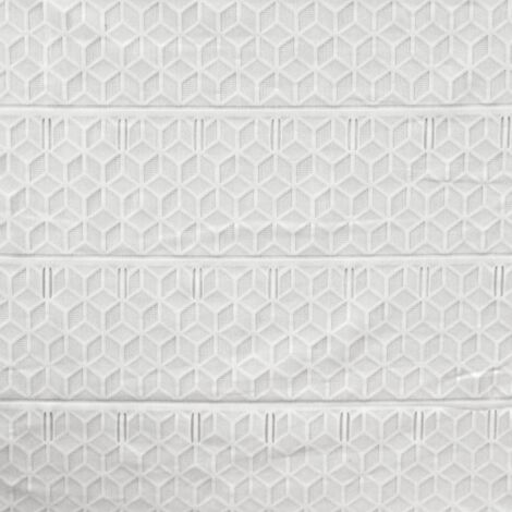 Modulable en maille - Effet hexagonal Blanc 45x180 cm
