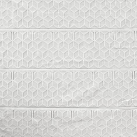 Modulable en maille  - Effet hexagonal Blanc 45x90 cm