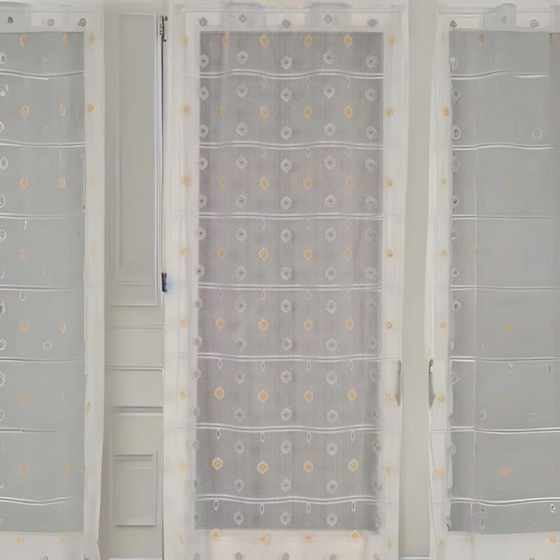 Modulable en maille esprit seventies Blanc 0.45x2.2 m