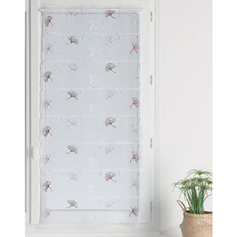 Modulable en voile fantaisie brodé Terracotta 0.45x1.2 m