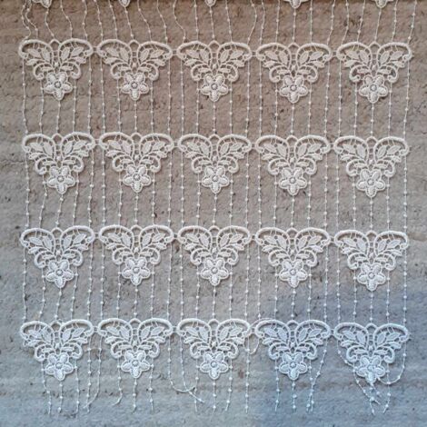 Modulable esprit floral Ecru 45x180 cm