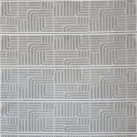 Modulable graphique en maille Blanc 90x220 cm