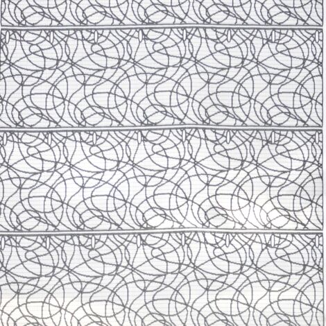 Modulable maille géométrique Blanc 60x180 cm