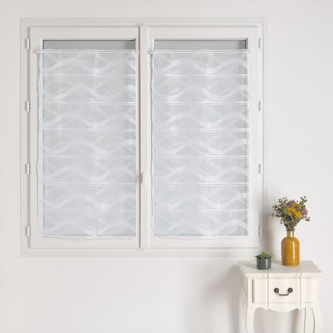 Modulable maille motif vague Blanc 60x120 cm