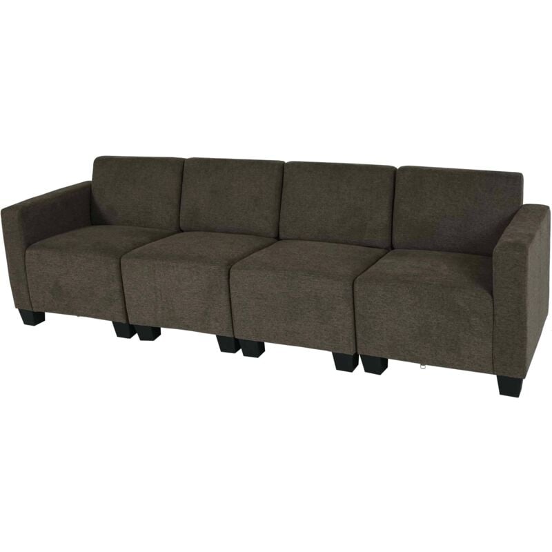 [JAMAIS UTILISÉ] Modular Canapé 4 places Lyon, tissu/textile, marron