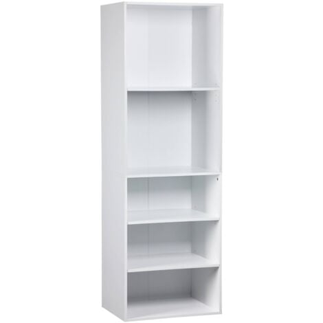 SWEEEK Modular open wardrobe shelf unit, Modulo, White, 60x45x180 cm