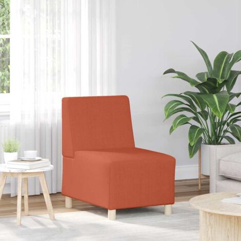 Modular Sofa Unit Armless Orange 55 x 74 x 82 cm vidaXL