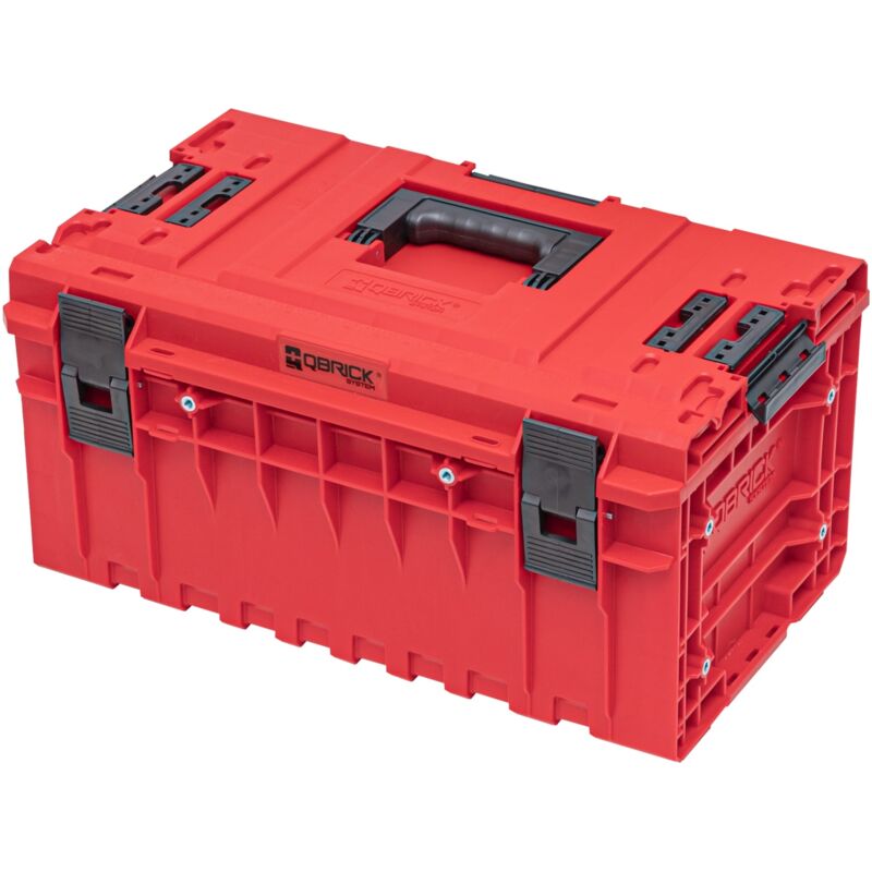 Qbrick System - One 350 2.0 Vario Red Ultra Hd Custom Werkzeugkoffer Modularer Organizer 585 X 385 X 320 Mm 38 L Stapelbar Ip66