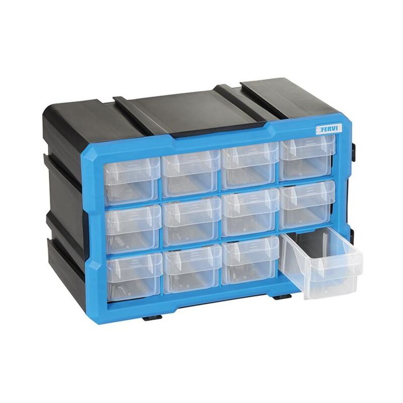 Image of Modulare Kommode 12 herausnehmbaren Schubladen fur die Werkstatt Fervi c086/12t