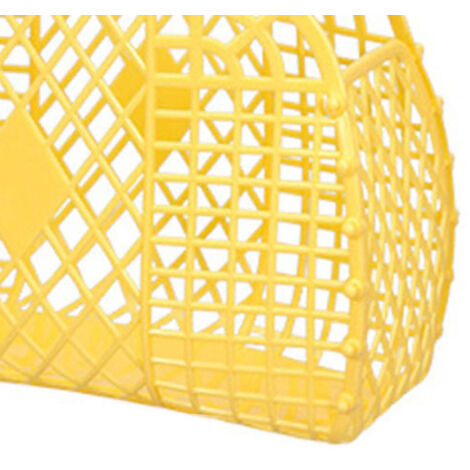 Modularer Aufbewahrungskorb aus Kunststoff, 250 x 110 x 220 mm, gelb/1 Stück