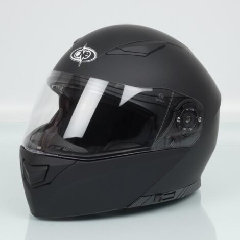 Modularer Helm One Outline 2.0, mattschwarz, für Damen/Herren,