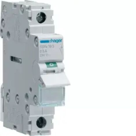 Modularer Lasttrennschalter 63A 1P SBN163