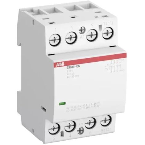Modulares Schütz Abb 40A 4NA 24VAC/DC ESB4040N01