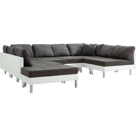 Sofa Modular Ecksofa Eckcouch Couch Wohnlandschaft Wohnzimmersofa Polstersofa Loungesofa Sofagarnitur Couchgarnitur Kunstleder mehrere Auswahl
