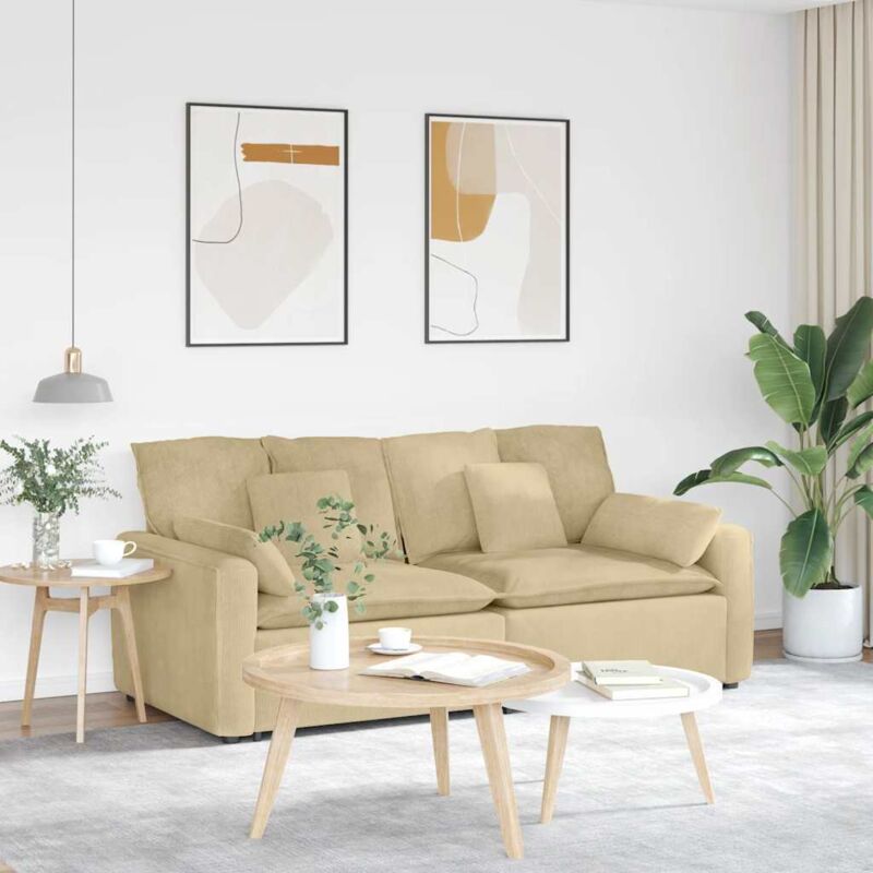 Modulares Sofa Mit Kissen Graugrün Vidaxl