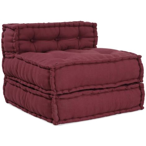 Modulares Sofaelement Kastanienbraun 70x70x54 cm Stoff vidaXL