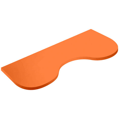 MORGANA Mensola da Muro MODULARREDO 70x30 p15.5 cm Arancione 