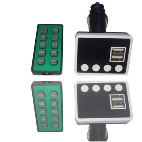 Modulateur Audio Bluetooth 3 En 1 A642, Récepteur, 2 Batteries Pour Smartphone Usb 1200ma