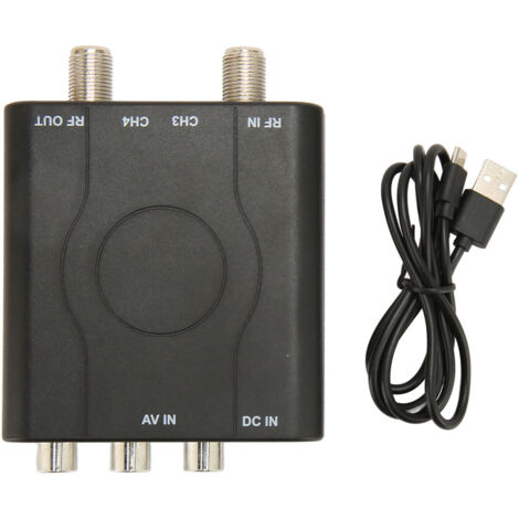 Modulateur RF Professionnel M61A Compatible NTSC pour Vidéo et Son HD - Région Amérique