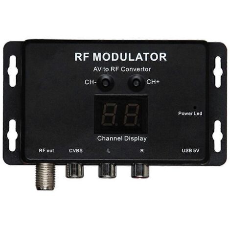 Modulateur RF RM06 Convertisseur AV vers RF Affichage numérique