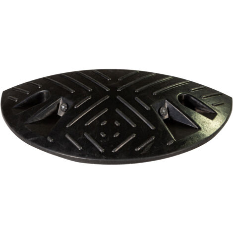 Module 1/2 rond de ralentisseur noir - BUMP H 60mm - 8005078