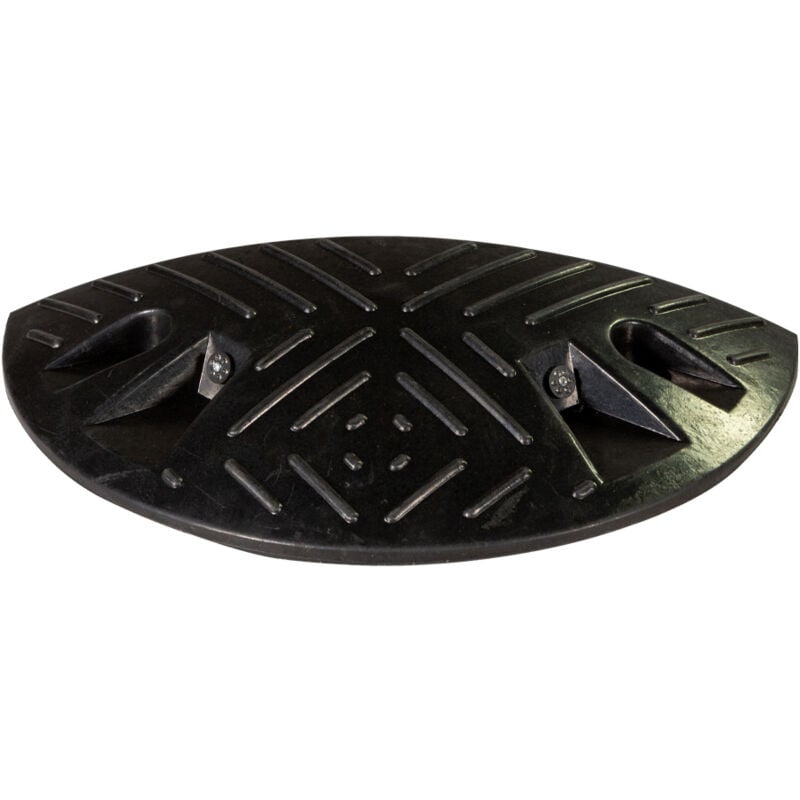 Novap - Module 1/2 rond de ralentisseur noir - bump h 50mm - 8005030