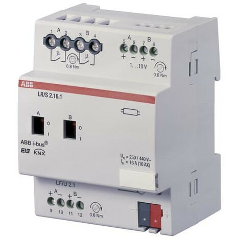 Module 2 Sorties Régulation d'Éclairage 16A Mrd 2CDG110087R0011 ABB 588323