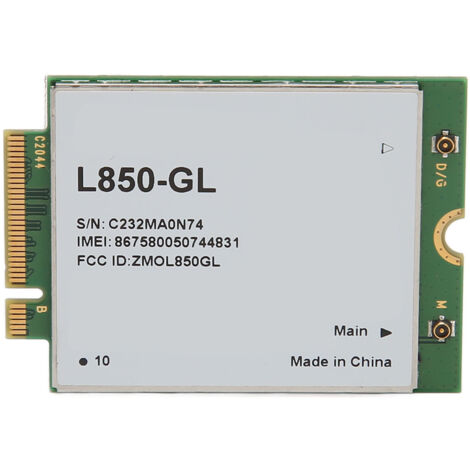 Module 4G LTE M.2 Cat9 L850 GL, Interface Plug and Play, Connexion Haut Débit Stable pour Réseaux Mobiles
