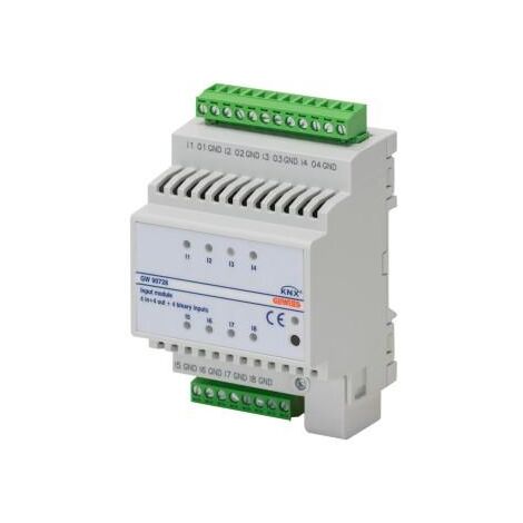 MODULE 4IN+4OUT UNIV.+4IN BIN. KNX DIN GEWISS GW90728