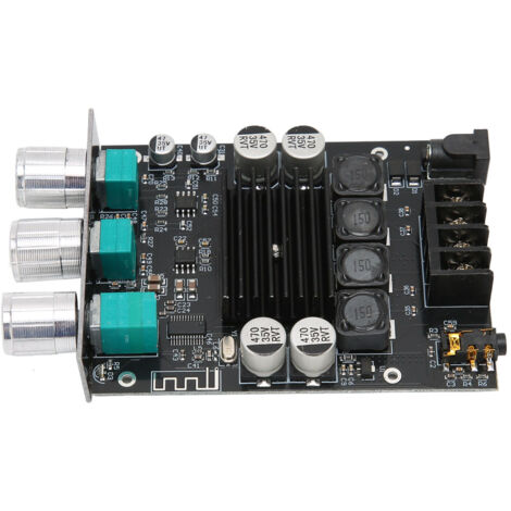 Module Amplificateur Audio Bluetooth 5.0, 2x100W, Canal Double pour Subwoofer, Carte Ampli ZK-1002T, Alimentation 12-24V